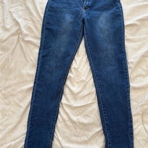 Fashion Nova Deep Blue Skinny Jeans